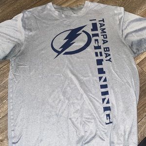 Tampa bay lightning shirt athletic wear.